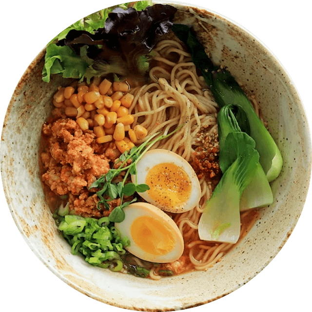 Japanese ramen bowl